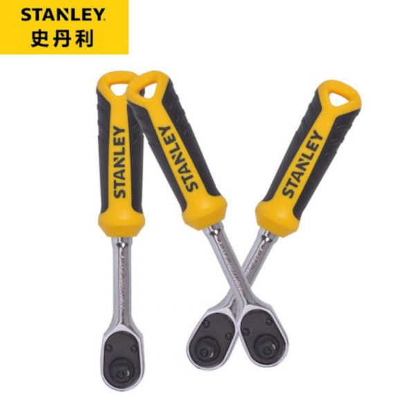 STANLEY 專業雙色柄棘輪板手 3/8" STMT73983-8-23