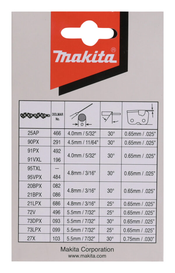 MAKITA 鋸鏈組合 191H12-3 - Image 2