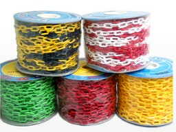 塑膠鏈 1/4"x50M 黃色